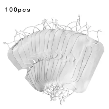 100 Piezas Blancas Telas No tejidas Ojo Almohadillas Desechables Gafas 3D de Aislamiento Anti-sudor para Htc Vive Virtual en 3D de Envío de la Gota