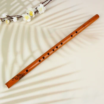 1Pc 6 Agujero de la Flauta de Bambú Clarinete Profesional de la Flauta de Bambú Xiao Para los Amigos de los Estudiantes Principiantes de Instrumentos Musicales