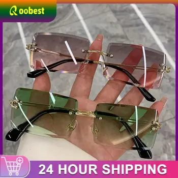 1~10PCS de la Moda Popular de Montura Pequeño Rectángulo de Gafas de sol de las Mujeres de los Hombres 2020 Tonos de Aleación de Metal Gafas UV400 Gafas