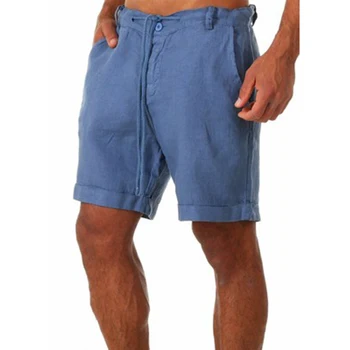 2023 Nuevos Hombres Casual pantalones Cortos de los Hombres de Verano Transpirable de Color Sólido pantalones Cortos Masculinos Fitness Ropa de Playa Pantalones de S-3XL