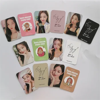 7pcs/set Kpop Idol Grupo de IVE Photocard Lomo Álbumes de la Tarjeta de Wonyoung El Mismo Individuo Postal de Colección Para los Fans