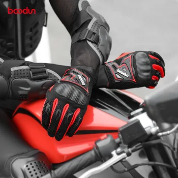 Boodun nuevo off-road transpirable y resistente a la caída de los guantes para ciclismo