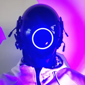 Cyberpunk Máscara de Red de Iluminación LED, con el Pelo Festival de Música Fantástica Cosplay de SCI-FI Soldado de Casco Fiesta de Halloween Regalo para los Adultos