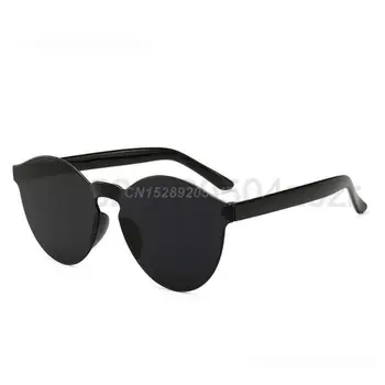 De verano de el Espejo Negro de la Moda de Diseño de la Marca de Gafas de sol de Niña Gradiente de Espejo de Moda de Gafas de sol de Ciclismo Cuerpo Cuadrado Espejo Anti-deslumbramiento