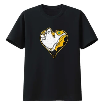 Deportivo Corazón camisetas de Algodón de Corto sleev Camisetas Camiseta Gráfica de Camisetas para los Hombres Creativos Transpirable de Ocio Koszulki Y2k T-shirt