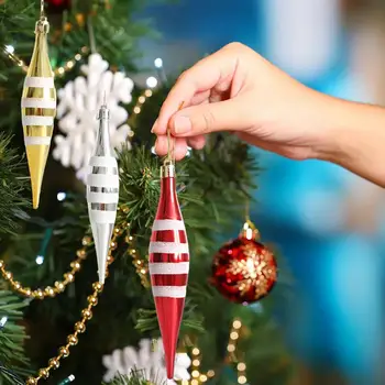 Durable Decoración navideña Encanto Festivo de Cono en forma de Árbol de Navidad Decoraciones Duradera Reutilizables Vibrantes para una mayor Durabilidad