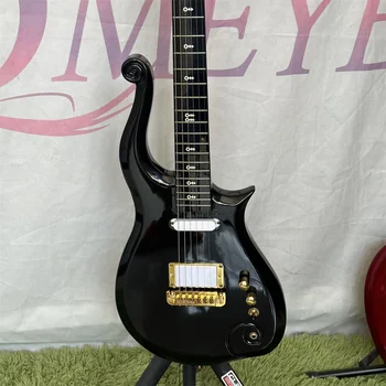 El príncipe de 6 cuerdas Guitarra Eléctrica, Negro Se Pueden Personalizar los Colores, Disponible En Stock