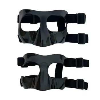 Guardia nariz por Nariz Rota de Protección con Acolchado de Protección para la Cara la Cara de la Guardia Escudos Máscara para Gimnasio Ejercicio de Fútbol de las Mujeres de los Hombres