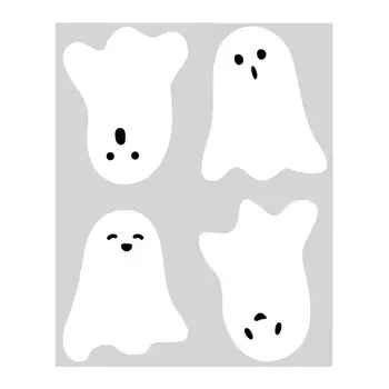 Halloween Fantasma de la etiqueta Engomada Etiquetas de Bolsas de Regalo Pegatinas de Halloween DIY Paquete de Papel Engomada de la Decoración del Partido Regrabable Extraíble