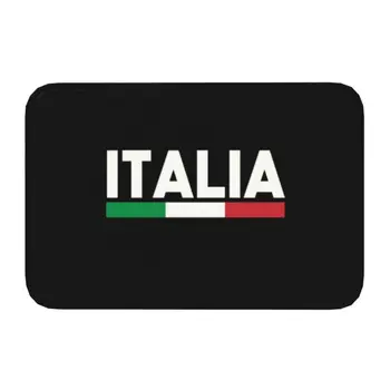 La Bandera De Italia Piso Del Frente De La Puerta De Entrada Tapetes De Interior Italiano Patriótica De Cocina Cuarto De Baño Tapete De La Sala De Alfombras Y Tapetes