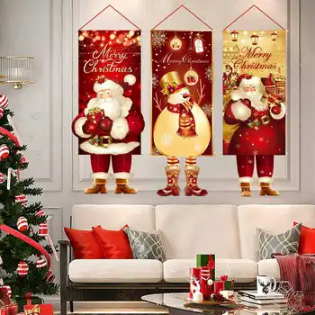 La Navidad Colgando La Bandera Feliz Navidad Decoraciones Para El Hogar 2023 Navidad Decoración Natal Noel Adornos Kerst Decoración Suministros