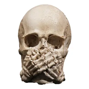 LED Cráneo de la Estatua de la Luz Para Halloween Duradera Y Segura Spooky Cráneo Ornamento de la Luz LED de Cráneo de la Estatua de la Luz Para Halloween Mesa de un Bar