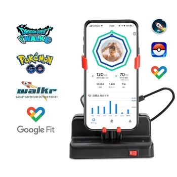 Lefon Teléfono Contador de Pasos de la Coctelera Ondulador Poca Oscilación Podómetro Cepillo de Paso para el Pokemon Ir Auto de Movimiento Para Walkr Google Fit