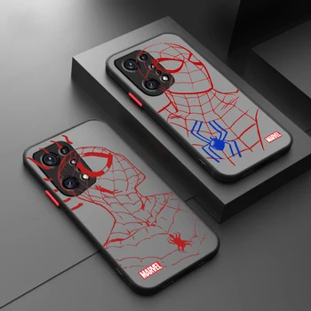 Marvel Spiderman Lindo Para OPPO Find A93 A76 A74 A54 A55 A57 Pro X3 Pro X2 Pro 4G 5G Mate Translúcido caja del Teléfono