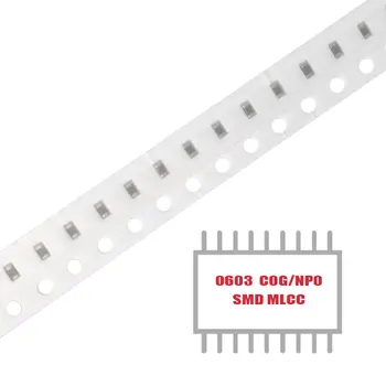 MI GRUPO 100PCS SMD MLCC CAP CER 0,8 PF 50V NP0 0603 de Montaje en Superficie Multicapa Condensadores de Cerámica en Stock