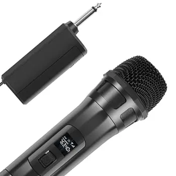 Micrófono Dinámico de mano de la Alta Sensibilidad de Audio de 3.5 mm Enchufe Inalámbrico Dinámico Micrófono de Mano para KTV la actuación en Vivo de la Reunión