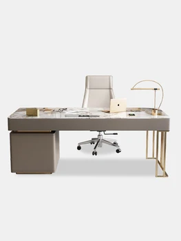 Moderno, sencillo y de lujo pizarra de escritorio de la casa del diseñador de escritorio de la computadora