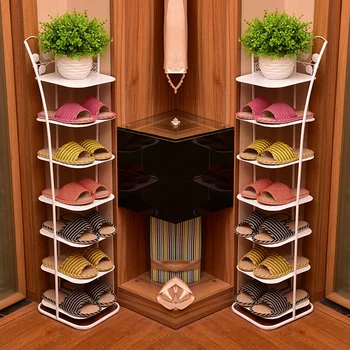 Multi-capa de Organizador de Zapatos Simple Casa de Ahorro de Espacio Zapato Rack de Almacenamiento a Prueba de Polvo Para Guardar Zapatos