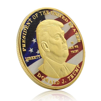 NOS 45º Presidente de Donald Trump, la Medalla Conmemorativa de la Moneda de Oro de Coleccionables, la Artesanía Coleccionables
