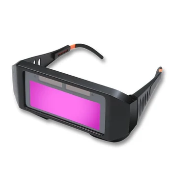 Oscurecimiento automático Cascos de Soldadura Automática de la Luz de Cambio de Oscurecimiento Automático Anti - Ojos Evitado de Gafas de Gafas para los Ojos Gafas