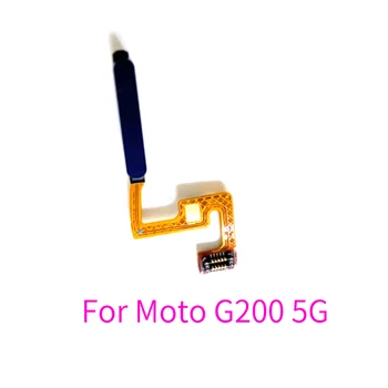 Para Motorola Moto G200 5G Sensor de huellas Dactilares Lector Touch ID del Botón de Inicio Interruptor de la Llave de Flex Cable