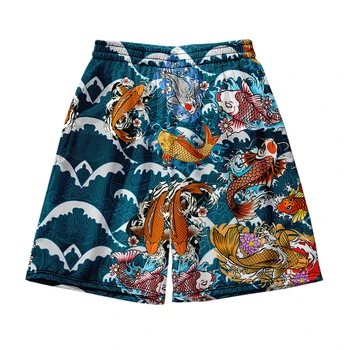 Playa de hawai pantalones Cortos de los Hombres y mujeres de la ropa en 3D de la impresión digital cortos casual tendencia de la Moda par de Pantalones