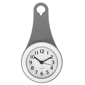 Reloj Digital De Baño De La Copa De Succión Reloj De Pared Impermeable Operado Digital Temporizador De La Alarma De Decoración
