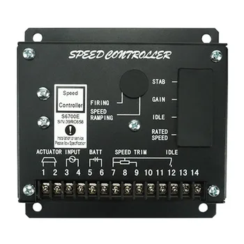 S6700E AVR Generador Controlador de Velocidad Electrónico Generador Panel de Control de la Velocidad del Panel de Control del Generador