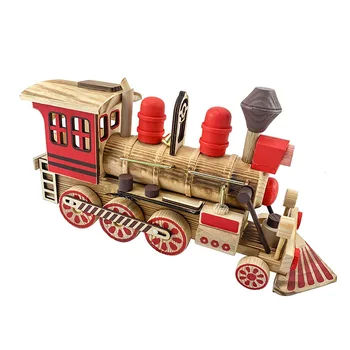 Santa Montar una Locomotora de Tren de Juguete Árbol de Navidad decoración de la decoración de Navidad de regalo