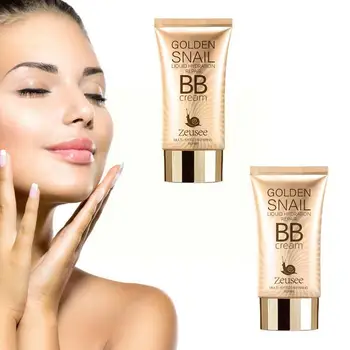 Sdotter 50ml Caracol BB Cream base Líquida de Larga Duración para Blanquear la Piel de la Cartilla No de Maquillaje Hidratante Grasiento Corrector en Crema