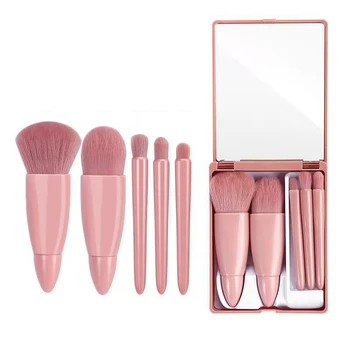 Suave y sedoso Espejo de Maquillaje Conjunto de Brochas para cosméticos Fundación Blush Powder Eyeshadow Kabuki Blending brush herramienta de belleza