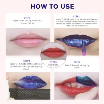Tear-off Brillo de Labios Conjunto de Lip Glaze No se Desvanecen No-palillo de la Copa de Multi-color de Líquido lápiz de labios Maquillaje para la Mujer Cosméticos Nuevo