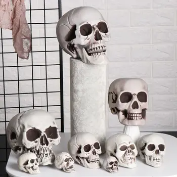 Todos Los Accesorios De Halloween Colgantes Decoración Terrible Cráneo De La Cabeza De La Gente Esqueleto Parte Juego De Decoración, Suministros De Decoración Para El Hogar