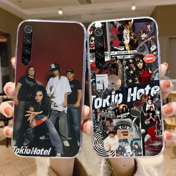 Tokio Hotel alemán Bandas de Rock de la caja del Teléfono De Xiaomi 13 12 11T 10 9 Redmi Nota 11 10 10S Pro Redmi 9 9A Transparente de la Cubierta del Teléfono
