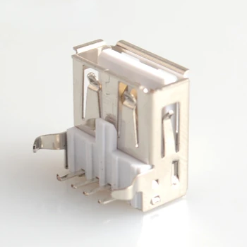 USB 2.0 de 4 pines a Un Tipo de Enchufe Hembra Conector G54 2 pies de 90 grados de Transmisión de Datos de Carga
