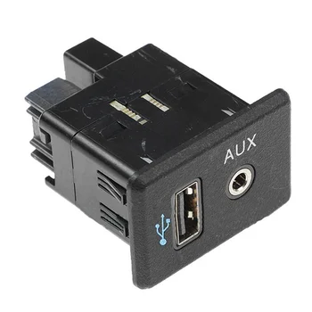 USB+AUX de Doble Módulo de Interfaz Auxiliar de Audio Enchufe de Carga Puerto USB para Nissan Altima 795405024 28023-9HT0A