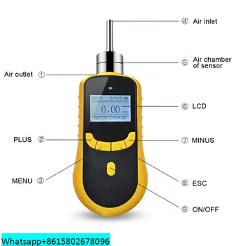 Venta caliente disuelto de medición portátil Profesional de mano detector de bosean comprobador de ozono en el agua con alta calidad