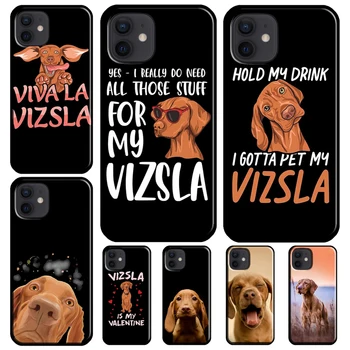 Vizsla húngaro Perro Teléfono de silicona Caso PARA el iPhone Se 6 6s 7 8 Plus X Xr Xs 11 12 13 Mini Pro Max de la Cubierta