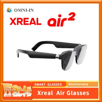 XREAL Aire 2 smart AR gafas de 2023 Micro-pantalla OLED de 120Hz de alta cepillo 72g ultra-luz profesional de grado certifica la precisión del color