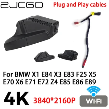 ZJCGO 4K 2160P Coche DVR de la Dash Cam Cámara Grabadora de Vídeo Plug and Play para el BMW X1 E84 X3 E83 F25 X5 E70 X6 E71 E72 Z4 E85, E86 E89